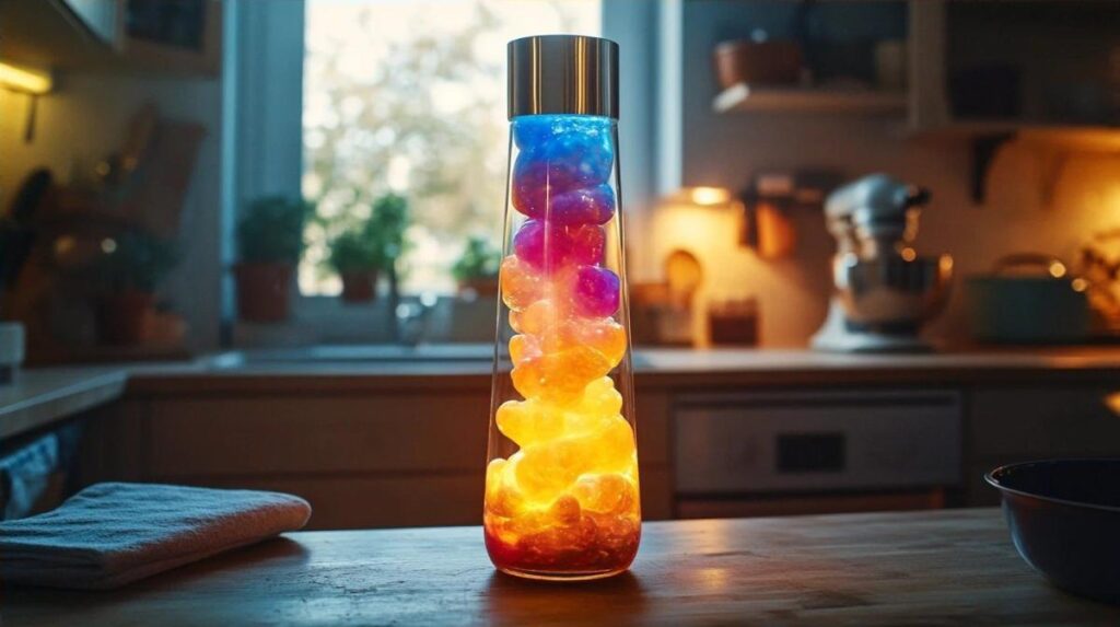 Comment créer une lampe à lave personnalisée avec des ingrédients de cuisine pour un cadeau scientifique fascinant