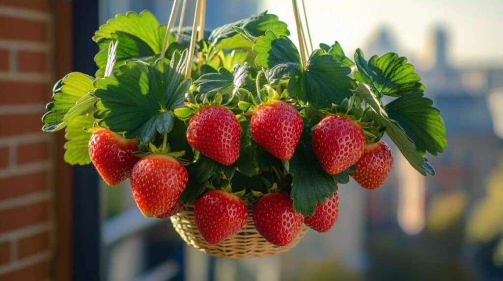 Comment cultiver des fraises en suspension sans jardin