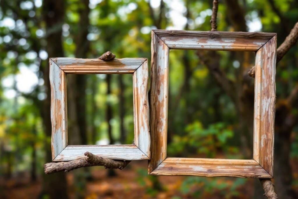 Comment fabriquer des cadres photo uniques avec des branches d&rsquo;arbre