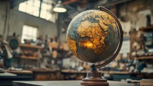 Créer une lampe personnalisée à partir d’un globe terrestre vintage et d’un système LED modulable