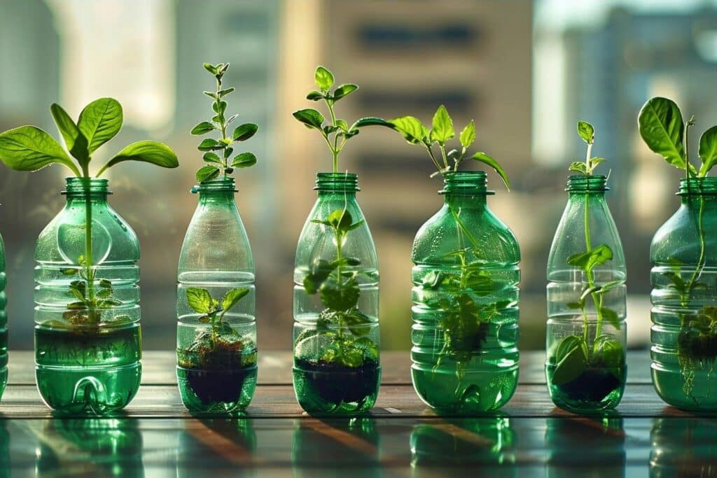 Fabriquer un système hydroponique avec des bouteilles en plastique