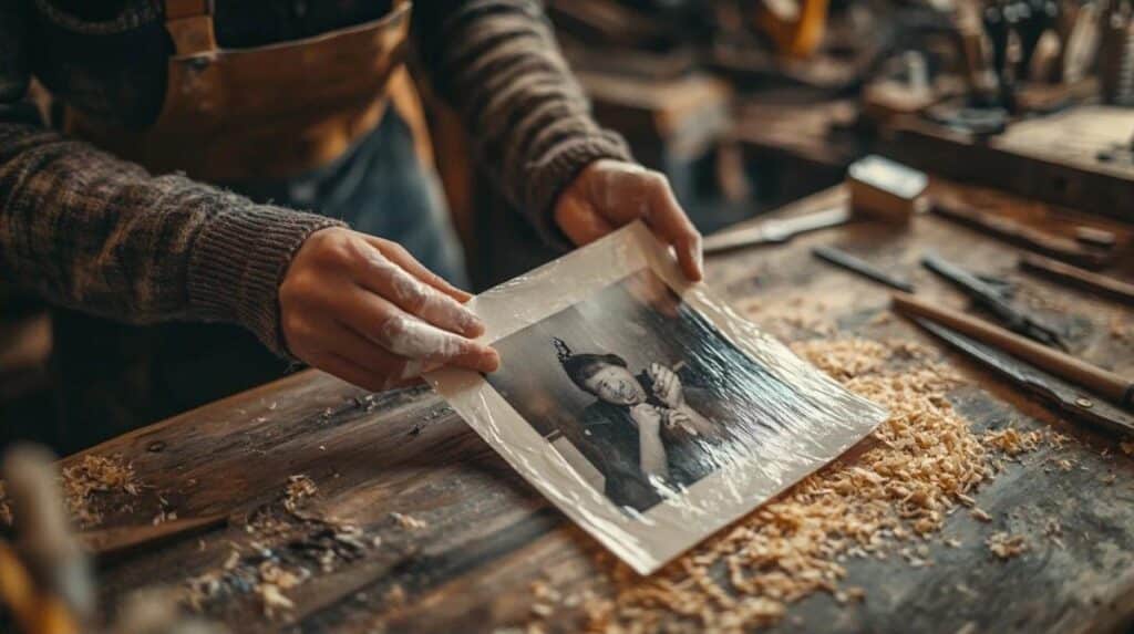 La technique secrète pour graver des photos sur du bois avec juste une imprimante et du papier ciré
