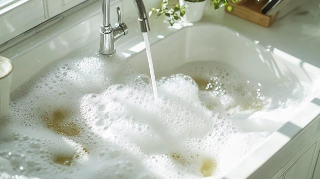L’astuce simple pour déboucher un évier sans produits chimiques ni ventouse : l&rsquo;astuce sel + eau bouillante qui marche