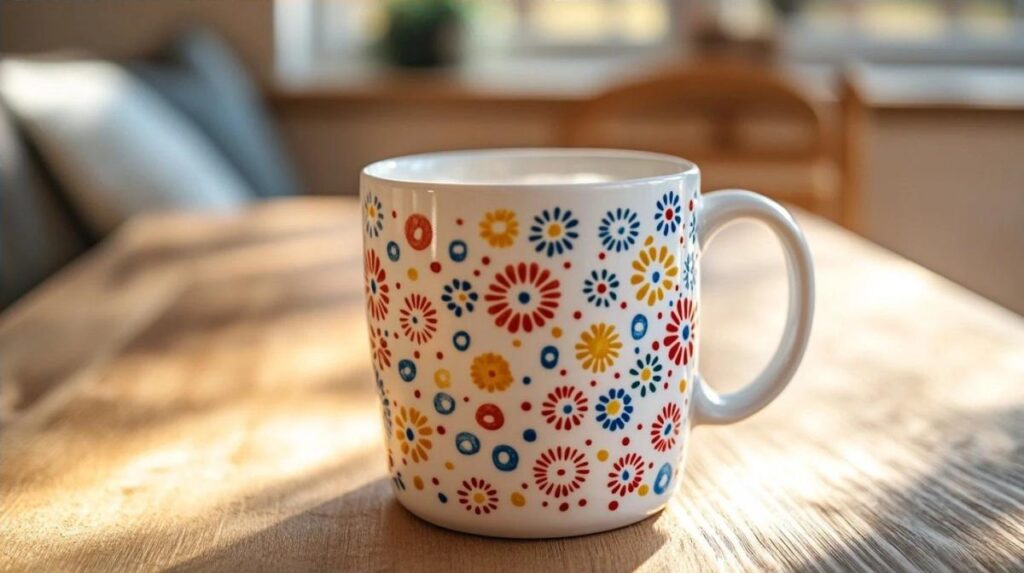 Personnaliser des tasses blanches avec des marqueurs céramique maison