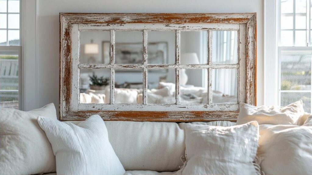 Transformez vos vieilles fenêtres en miroirs décoratifs qui apportent lumière et profondeur à votre intérieur